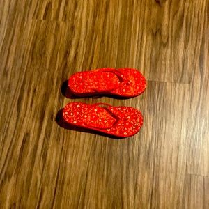 Red Flip Flop Style Sandle